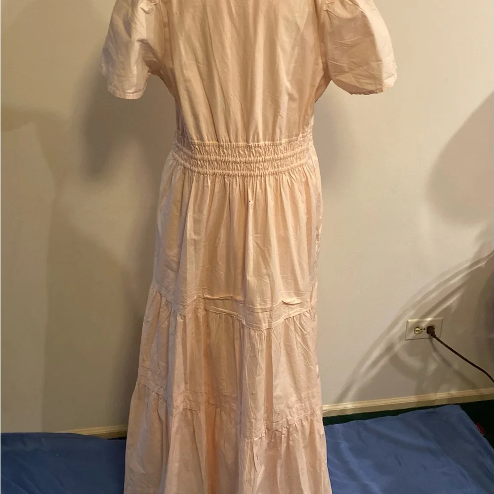 Anthropologie Somerset Maxi Dress in Peach - Picture 9 of 16